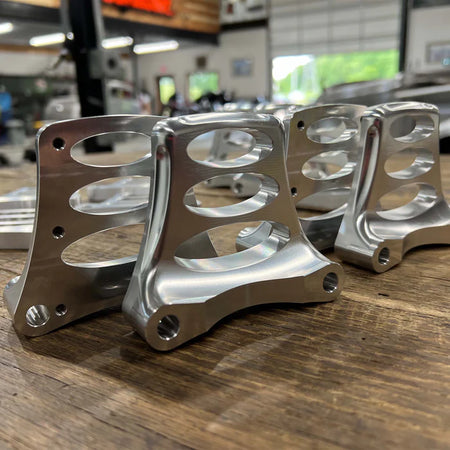 Klock Werks Steadfast Tire Hugger Front Fender Mounting Blocks for Harley-Davidson 2014-2026 Street Glide, Road Glide and Road King