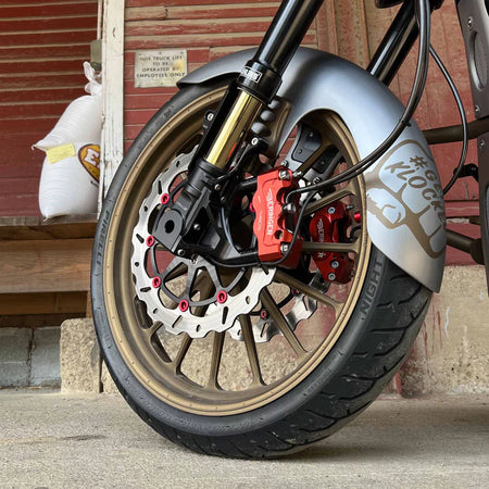 Klock Werks Steadfast Tire Hugger Front Fender Mounting Blocks for Harley-Davidson 2014-2026 Street Glide, Road Glide and Road King