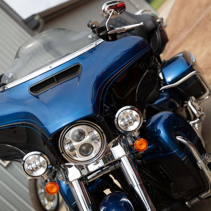 Klock Werks Fairing Vent Screens for Harley-Davidson 2014-2025 Street Glide (FLHT, FLHX)