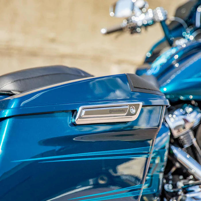 Klock Werks Saddlebag Hinge Inserts for H-D 2014-2025 Street Glide, Road Glide and Road King