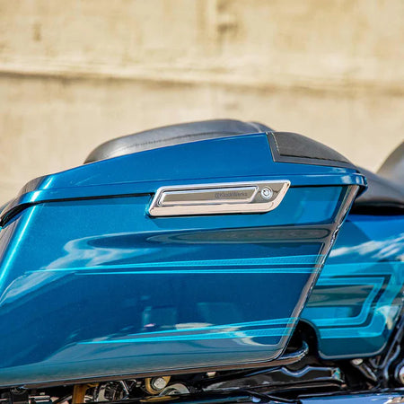 Klock Werks Saddlebag Hinge Inserts for H-D 2014-2025 Street Glide, Road Glide and Road King