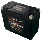 Limitless Lithium Nano -HD SLv2 12AH Motorcycle / Power sports Battery (BCI 20 Case)