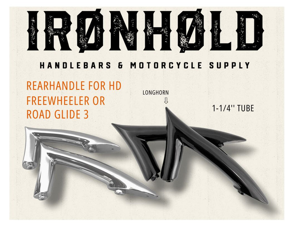 Iron Hold Longhorn Rearhandle for Freewheeler and RG3
