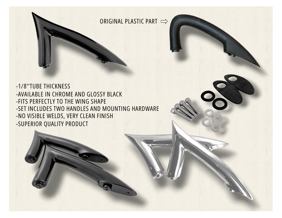 Iron Hold Longhorn Rearhandle for Freewheeler and RG3