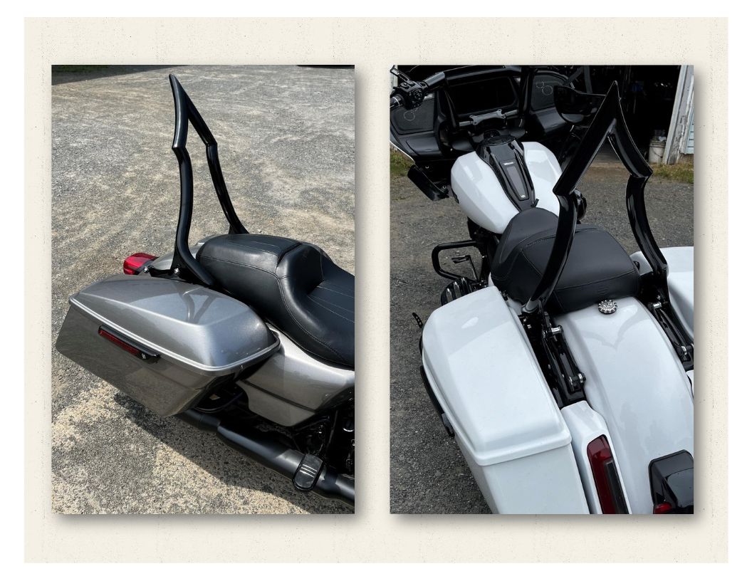 Iron Hold Longhorn Sissybar for HD Touring