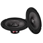 DS18 PRO-CF6.2SLN 6.5” Slim Motorcycle & Motorsports Loudspeaker With Neodymium Magnet and Water Resistant Carbon Fiber Cone | 2-Ohm 150W RMS