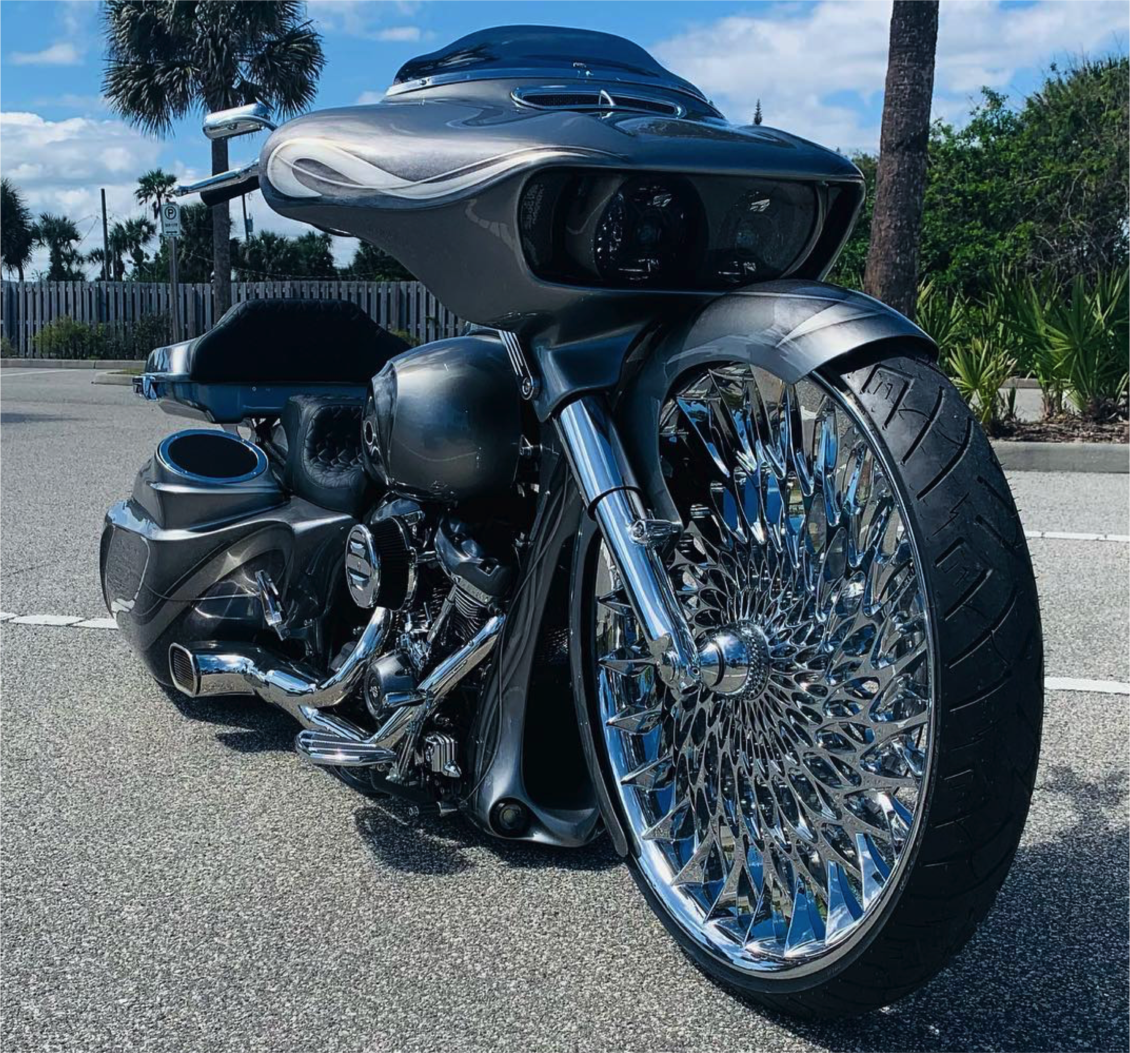 Voodoo Bikeworks 2014+ Street Glide Dual Headlight Outer Fairing