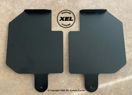 XEL SIDE PLATES FOR 15 UP ROAD GLIDE AMP BRACKET