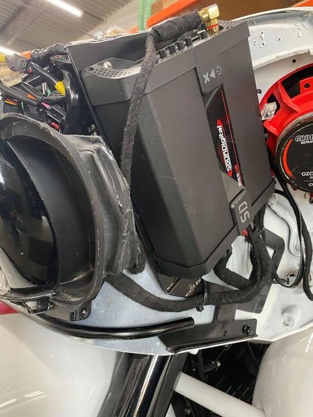 XEL SIDE PLATES FOR 15 UP ROAD GLIDE AMP BRACKET