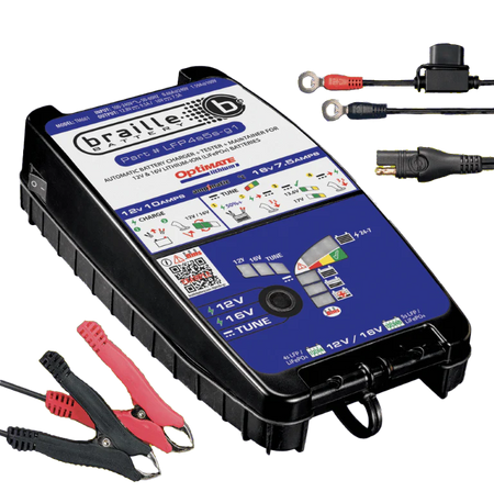 Braille TM-661 12V 9.5A/16V 7.5A Lithium Battery Charger and Maintainer
