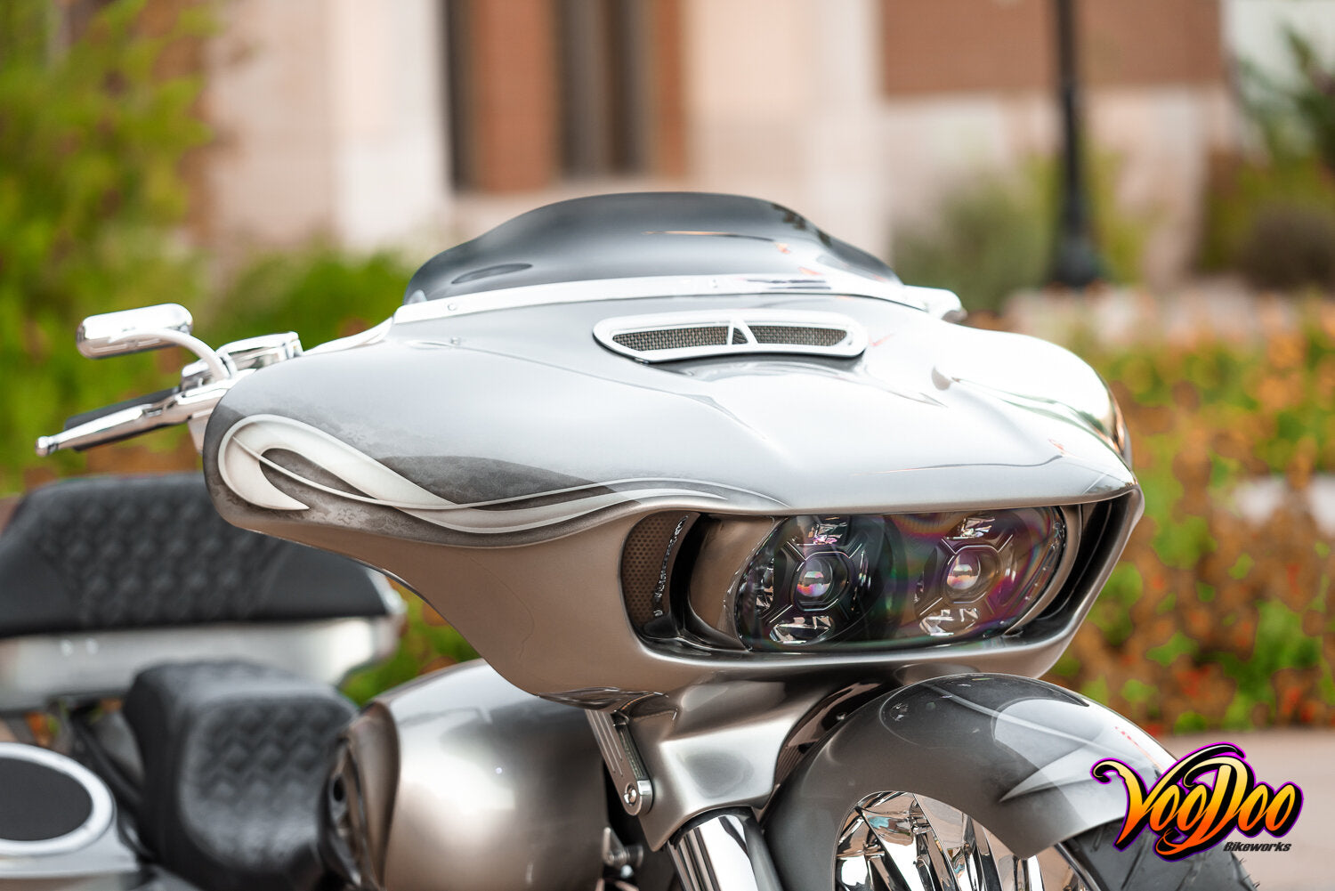 Voodoo Bikeworks 2014+ Street Glide Dual Headlight Outer Fairing