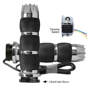 AVON Air Cushion Anodized or Chrome Excalibur Heated Grips