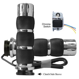 AVON Air Cushion Anodized or Chrome Rival Heated Grips