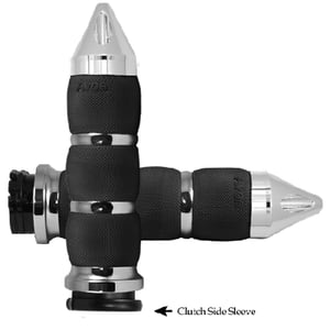 AVON Air Cushion Anodized or Chrome Spiked Grips