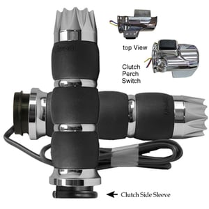 AVON Velvet Air Anodized or Chrome Excalibur Heated Grips