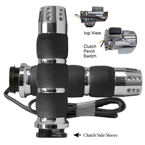 AVON Velvet Air Anodized or Chrome Gatlin Heated Grips