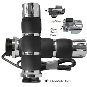 AVON Velvet Air Anodized or Chrome Rival Heated Grips