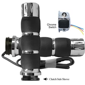 AVON Velvet Air Anodized or Chrome Rival Heated Grips