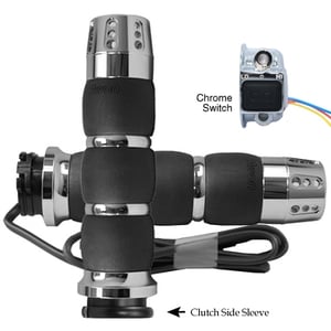 AVON Velvet Air Anodized or Chrome Gatlin Heated Grips