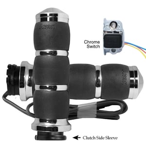 AVON Velvet Air Anodized or Chrome Heated Grips