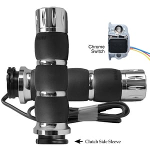 AVON Velvet Air Anodized or Chrome Rival Heated Grips