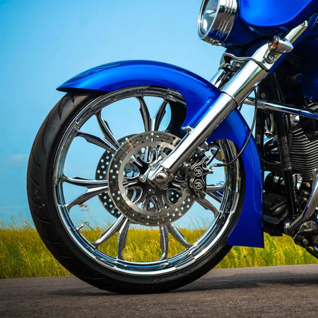 Klock Werks Big Wheel 23" or 26" Front Fender Fit Kit for H-D  2014-2016 Street Glide, Road Glide and Road King