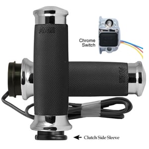 AVON Custom Contour Anodized or Chrome Heated Grips