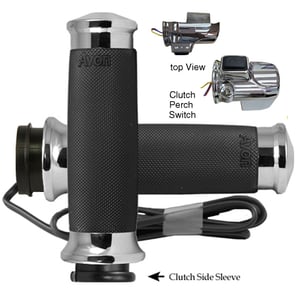 AVON Custom Contour Anodized or Chrome Heated Grips