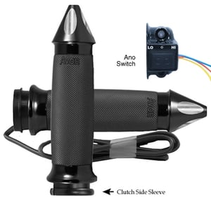 AVON Custom Contour Anodized or Chrome Spike Heated Grips