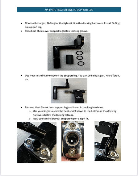 GQTechs RG3 / Freewheeler Tour Pack Mount with Dock-Solid & Rear Support