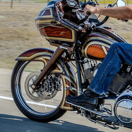 Klock Werks Big Wheel 23" or 26" Front Fender Fit Kit for H-D  2014-2016 Street Glide, Road Glide and Road King
