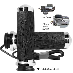 AVON Flame Heated Anodized or Chrome Grips
