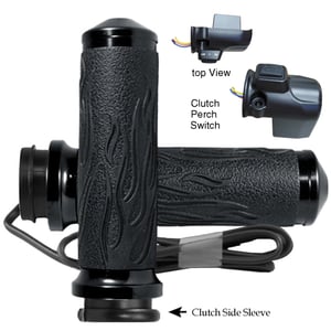 AVON Flame Heated Anodized or Chrome Grips