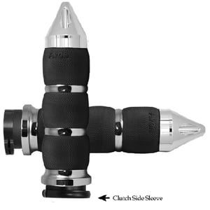 AVON Air Cushion Anodized or Chrome Spiked Grips