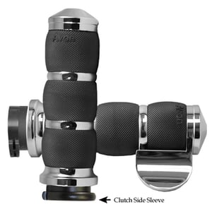 AVON Air Cushion Anodized or Chrome Grips with Throttle Assist