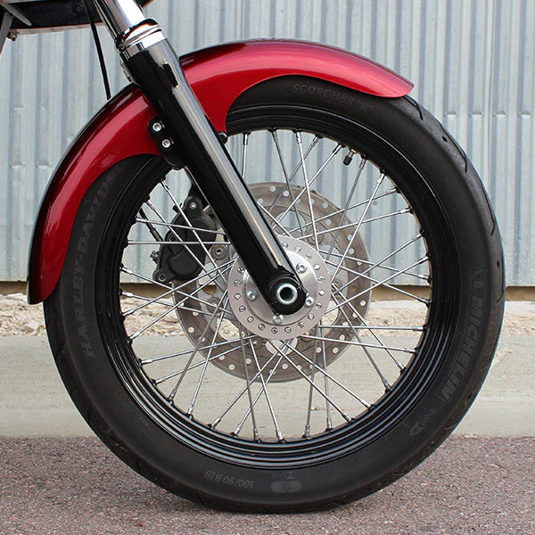 Klock Werks 19" Tire Hugger Front Fender for Harley-Davidson Sportster, FXR and Dyna