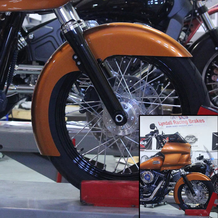 Klock Werks 19" Tire Hugger Front Fender for Harley-Davidson Sportster, FXR and Dyna