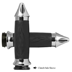 AVON Tribal Anodized or Chrome Spiked Grips