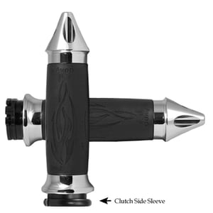 AVON Tribal Anodized or Chrome Spiked Grips