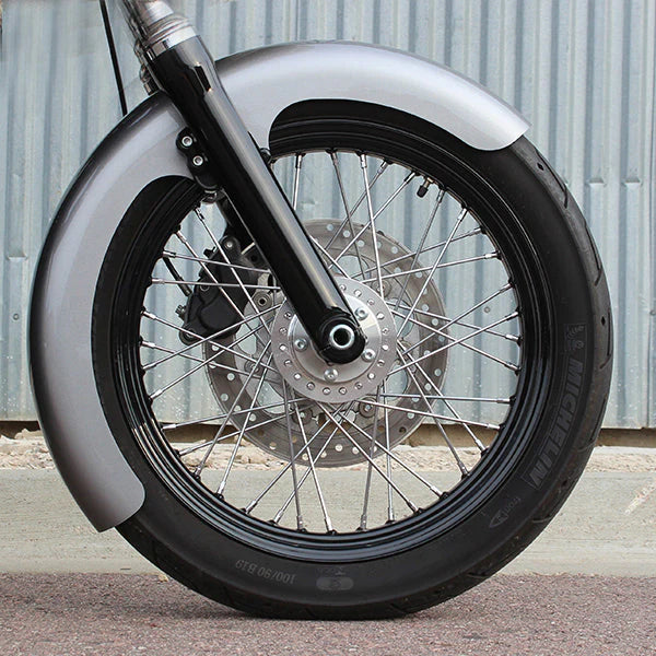 Klock Werks 19" Tire Hugger Front Fender for Harley-Davidson Sportster, FXR and Dyna